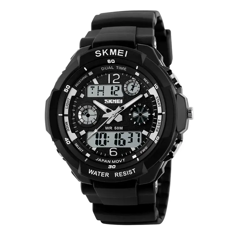 Спортивний дитячий годинник Skmei 1060 s-shock Чорний
