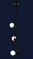 Висячий светильник в стиле лофт цвет Черный Levistella 720P26016-3S BK