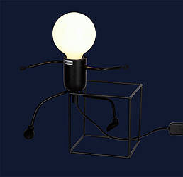 Настільна лампа "чоловічки" колір Чорний Levistella 720T26016-W12 BK