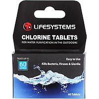 Таблетки для очищення води Lifesystems Chlorine Таблетки для знезараження дезінфекці очищення води