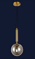 Люстра с шариком подвесная 91604-1 BK