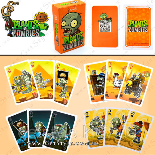 Гральні картки Plants vs Zombies 54 шт.