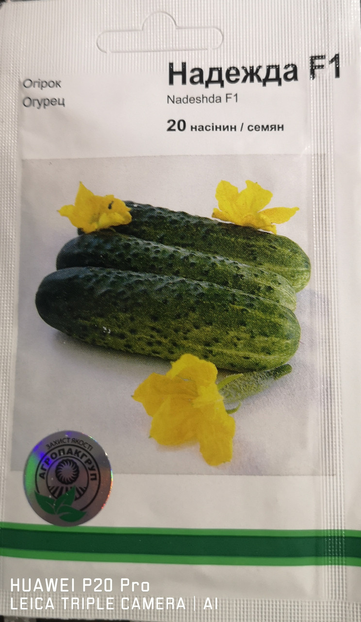Огірок Надежда F1 20 нас.