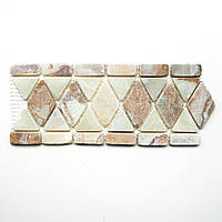 Мозаїка з натурального каменю Amera Mosaic - 13 Mix 10x25.5 ціна за 1 шт