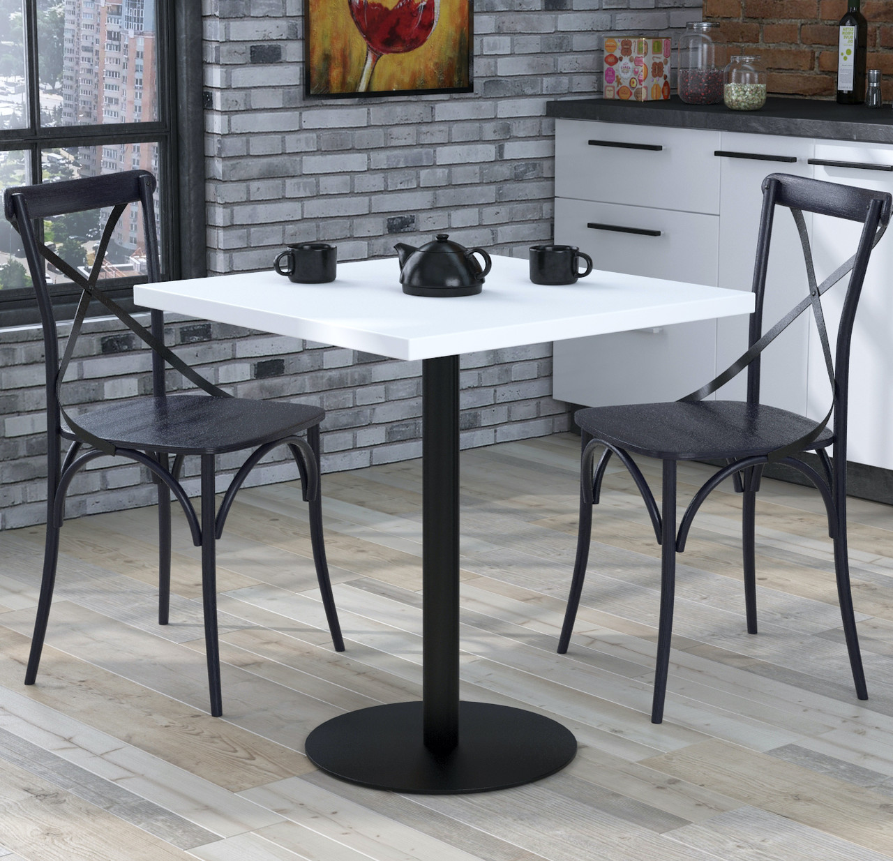 Квадратний обідній стіл BS-450 TM Loft design