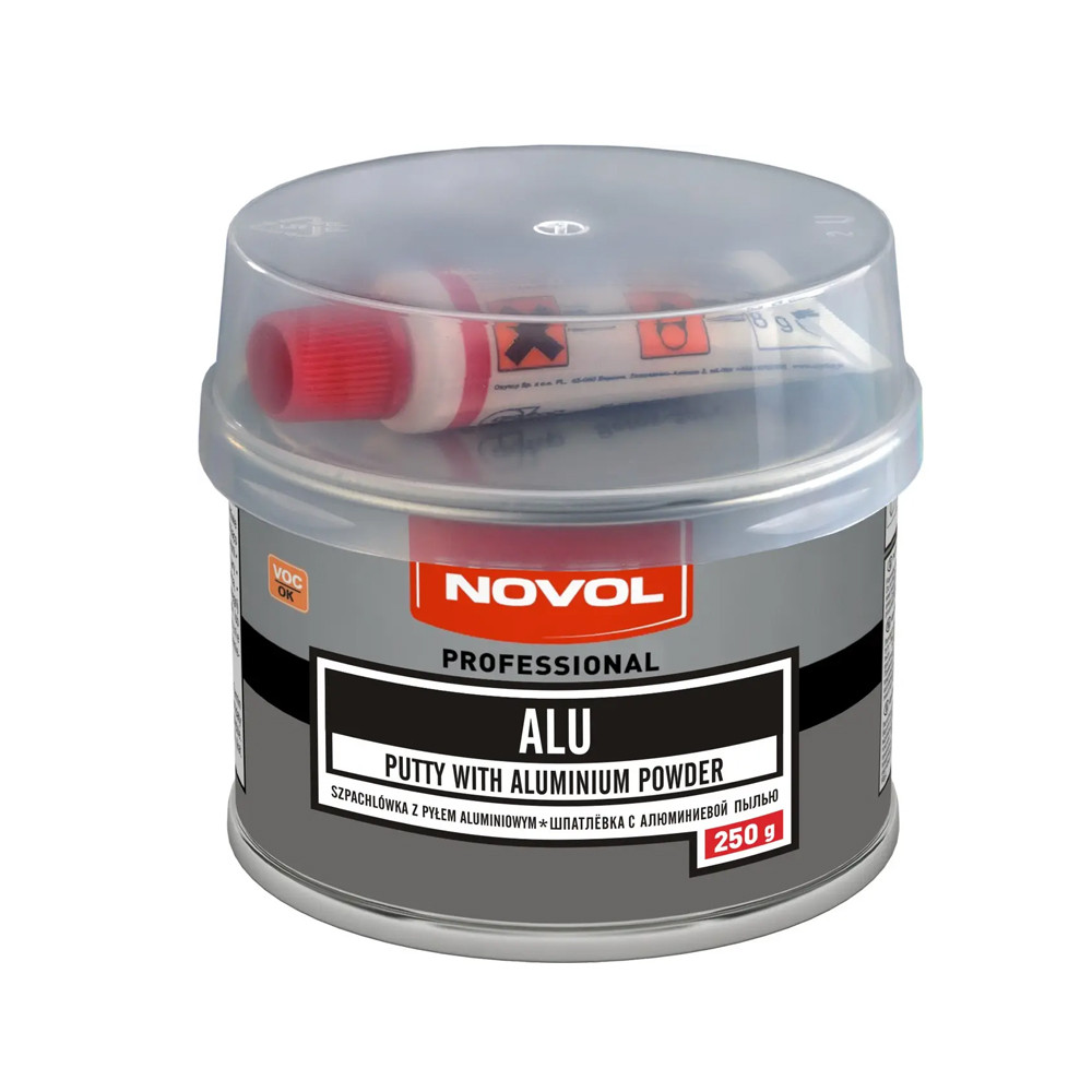 Шпаклівка алюмінієва Novol ALU 0.25 кг