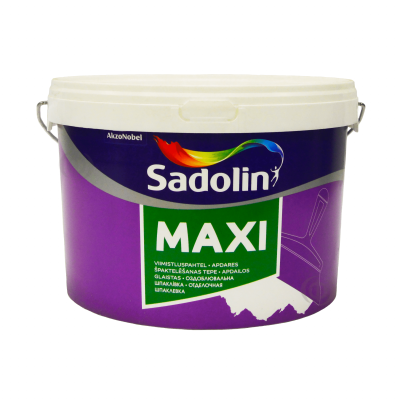 SADOLIN Maxi, дрібнозерниста шпаклівка для стін та стель, SADOLIN