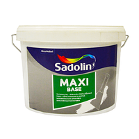 SADOLIN Maxi Base, заповнююча готова шпаклівка для стін та стель світло-сіра, 2,5л