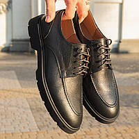 Классическая обувь мужская черная. Стильные туфли кожаные черные Ed-Ge. Туфли весенние черные Эд-Джи