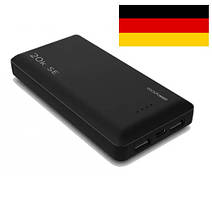 Павербанк Power Bank RealPower PB-20k SE 20000 mAh USB Type-C імпортовано з Німеччини