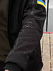 Чоловічий спортивний костюм Куртка + Штани Soft Shell чорний на флісі демісезонний весняний зимовий, фото 5