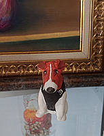 Фигурка из бельгийской глины "Собачка Патрон Отвага"