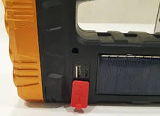 Акумуляторний ліхтар прожектор Hotter Mouse 7701-B сонячна панель, фото 5