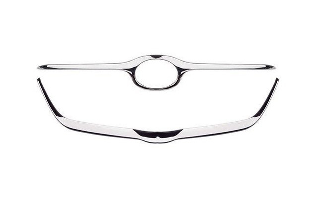 Накладки радіаторної решітки Toyota Corolla 2008-10