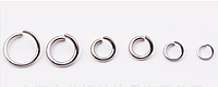Кольцо соединительное 9*1,5 мм нержавеющая сталь(50 шт)