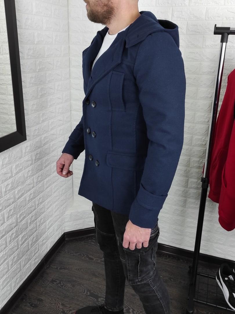 Пальто мужское кашемировое с капюшоном Код RA1950 - фото 6 - id-p1388063694