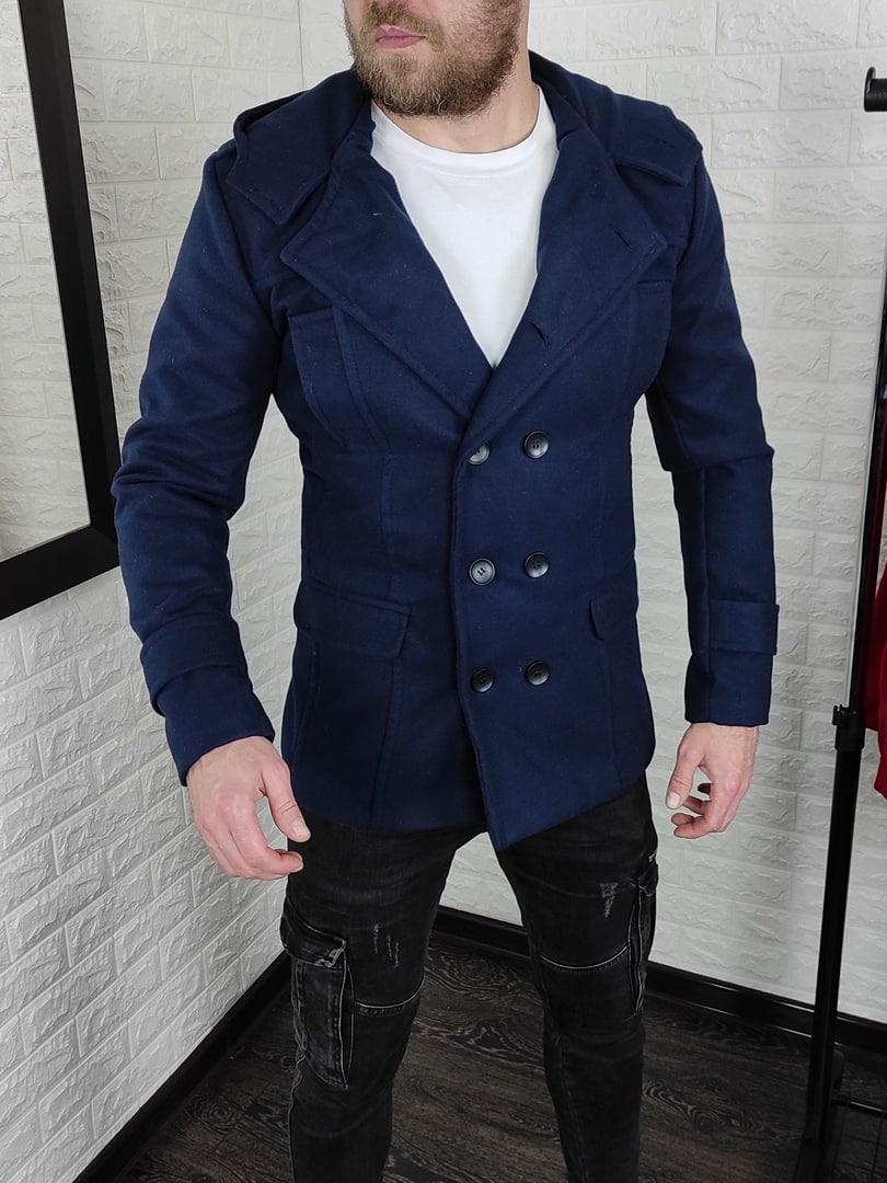 Пальто мужское кашемировое с капюшоном Код RA1950 - фото 8 - id-p1388063694