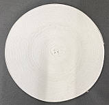 Кіперна стрічка 1 см біла, фото 2