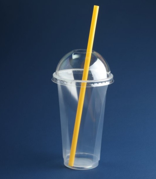 Склянка для смузі PP, Ø95 мм, h=143 мм, 500 мл, з гранями