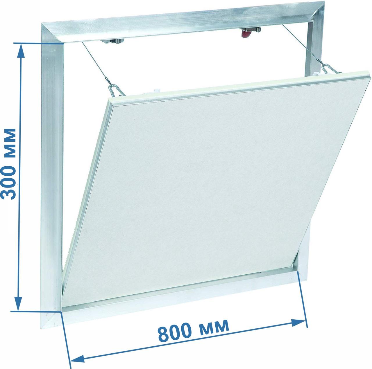 Ревізійний люк F2 800x300 мм 12,5 мм, фото 1