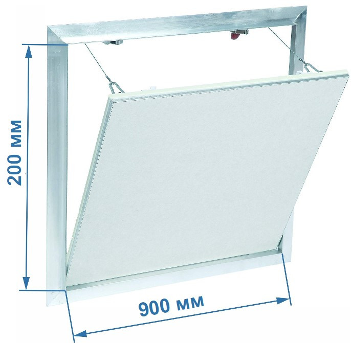 Ревізійний люк F2 900x200 мм 12,5 мм, фото 1