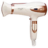 Фен з дифузором та іонізацією Adler AD 2248 2200W ION Білий, фото 2