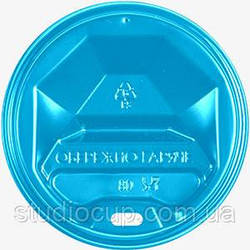 Кришка пластикова Ø71 (50шт.) Бірюзова