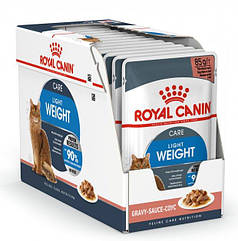 Вологий корм в соусі для кішок Роял Канін Royal Canin Light Weight Care Gravy 12 шт. х 85 г