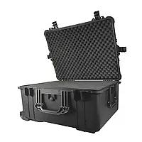 Большой защитный противоударный кейс-чемодан на колесиках с телескопической ручкой (795х600х360мм)