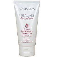 Питательный шампунь для окрашенных волос L'anza Healing ColorCare Color-Preserving Shampoo 50мл