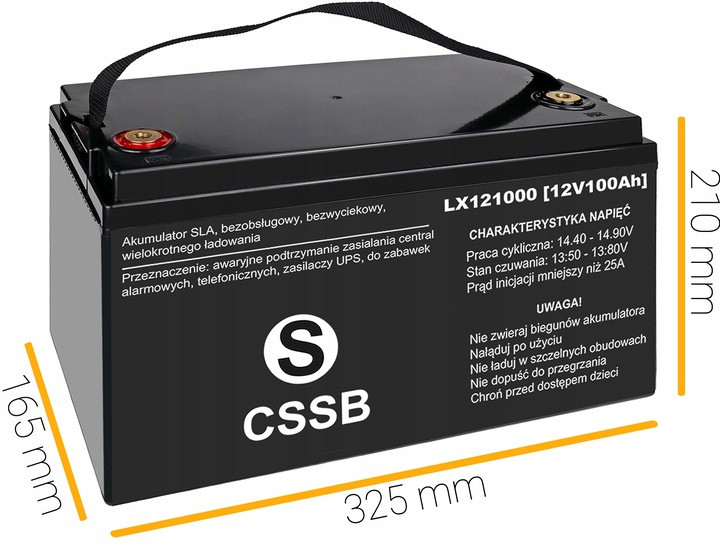 Акумулятор Lamex LX121000QRT 100 Ah, фото 1