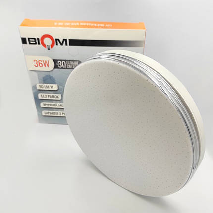 LED світильник накладний Biom 36W 5000К IP33 круг декор 22152 BYR-02-36-5, фото 1