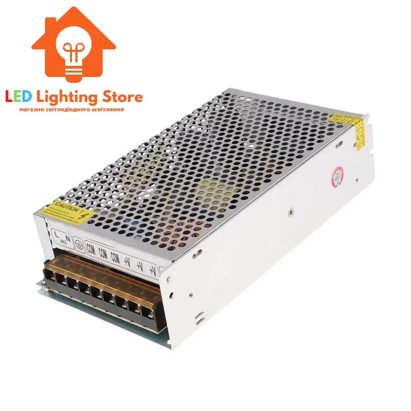 Блок живлення 5V, 200W, 40А, металевий корпус, IP20, S-200-5