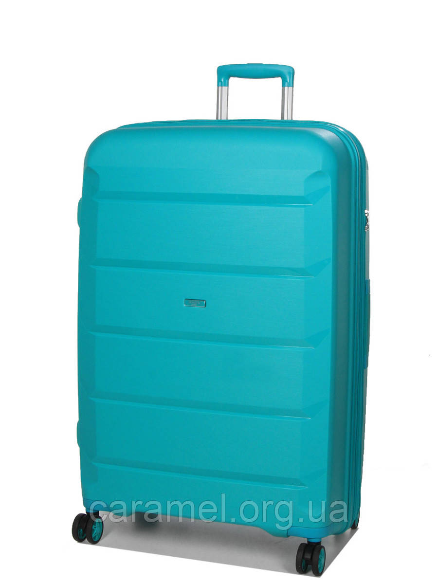 Валіза Airtex велика L поліпропілен бірюза 79х52х30(+5)см/131л/5кг