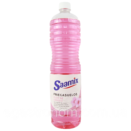 Рідина для миття підлоги квіти черешні Саамікс Saamix flor de cerezo 1,5L 10шт/ящ (Код: 00-00013429)