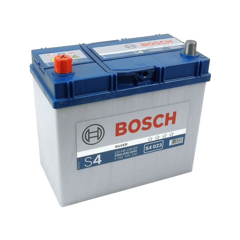 Автомобільний акумулятор BOSCH S4 45Ah L+ ASIA Евро S4021 (330EN) (0 092 S40 21). Автомобільний (БОШ)
