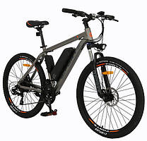 Акумуляторний велосипед Forte GALAXY, 250Вт. рама 18", колеса 26", Cіро-помаранчевий
