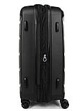 Валіза Airtex середня M поліпропілен чорна 67х47х26(+5)см/87л/4.1кг, фото 5