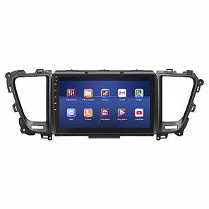 Штатна магнітола Lesko для Kia Carnival III 2014-2021 екран 9" 4/32Gb 4G Wi-Fi GPS Top Кіа Карнівал, фото 3