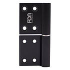 Петля дверна RDA AL 100*32*2,5 матовий чорний, фото 4