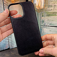 Чохол Iphone 12 Pro Max з натуральної шкіри ручна робота в чорному кольорі TsarArt