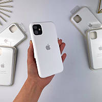 Чехол на Айфон 11 с закрытым низом | Case for iPhone 11 White (9)