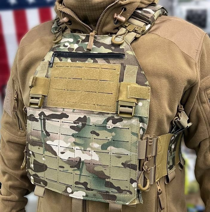 Тактична плитоноска із системою Molle (без плит) Мультикам