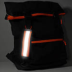 Світловідбивна підвіска, брелок, флікер orange, фото 2