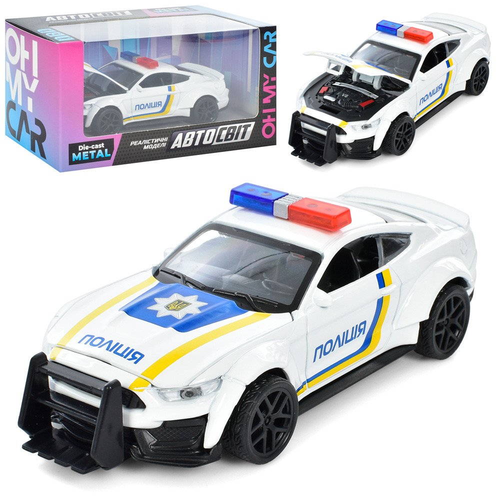 Машина металева інерційна поліція AS-2958, фото 1