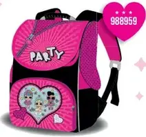 Ранець-короб ортопедичний, Вечірка у Лол, 34*26*15см, Space, C. 988959