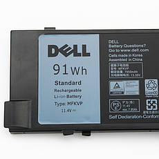 Оригінальна батарея для ноутбука Dell Precision 15 7510, 7520, M7510 - MFKVP (11.4V 7950mAh 91Wh), фото 4