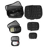 Набір із трьох контейнерів Mil-Tec Mesh Pouch Set Black 16003802, фото 3