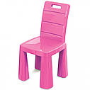 Дитячий пластиковий стіл і два стільці Долоні Doloni (04680/3) Рожевий, фото 2