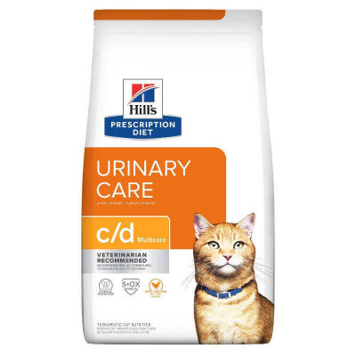 Сухий корм Hill's (Хіллс) Prescription Diet c/d Urinary Care для підтримки здоров'я сечовивідних шляхів у кішок з куркою 1.5 кг